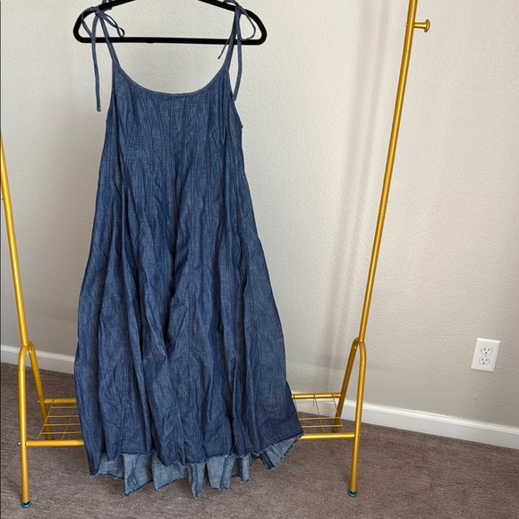 Free People Blue Denim Dress - Picture 5 of 7